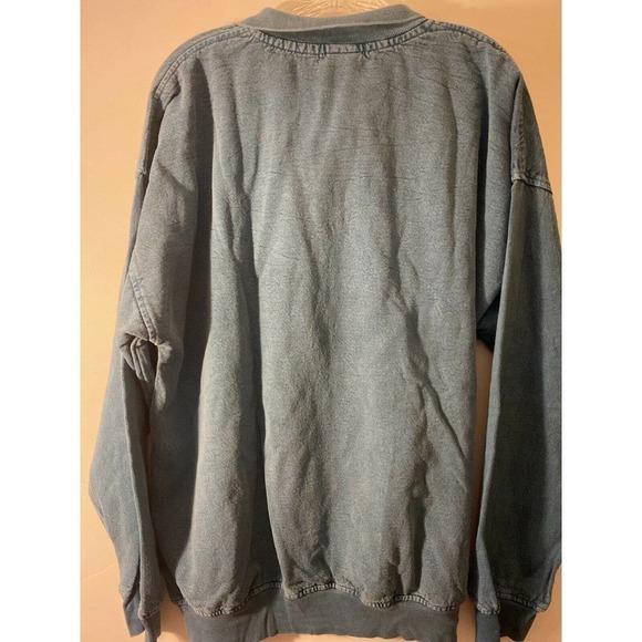 Sea Breeze Pullover Shirt Resort Wear Size 1X Teal Green Stone Washed - Picture 7 of 8